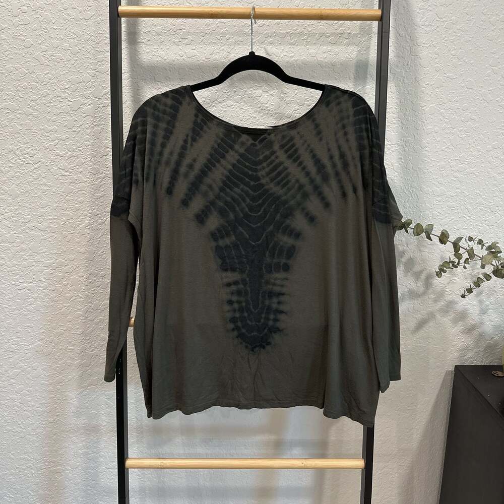 Fighting Eel Dolman Sleeve Tie Dye Long Sleeve S